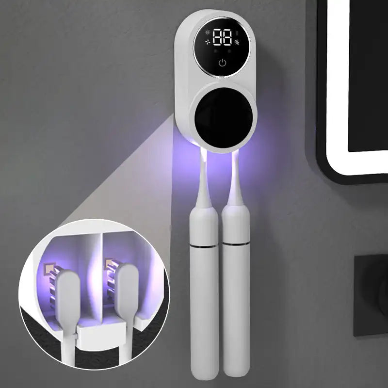 Smart UV Toothbrush Sanitizer & Holder