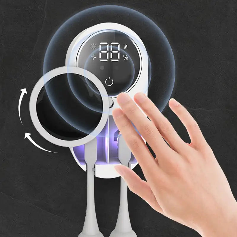 Smart UV Toothbrush Sanitizer & Holder