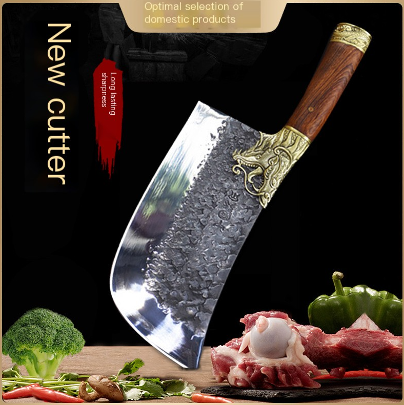 Dragon Spring Kitchen Knife - Dual Use Handcrafted Tool